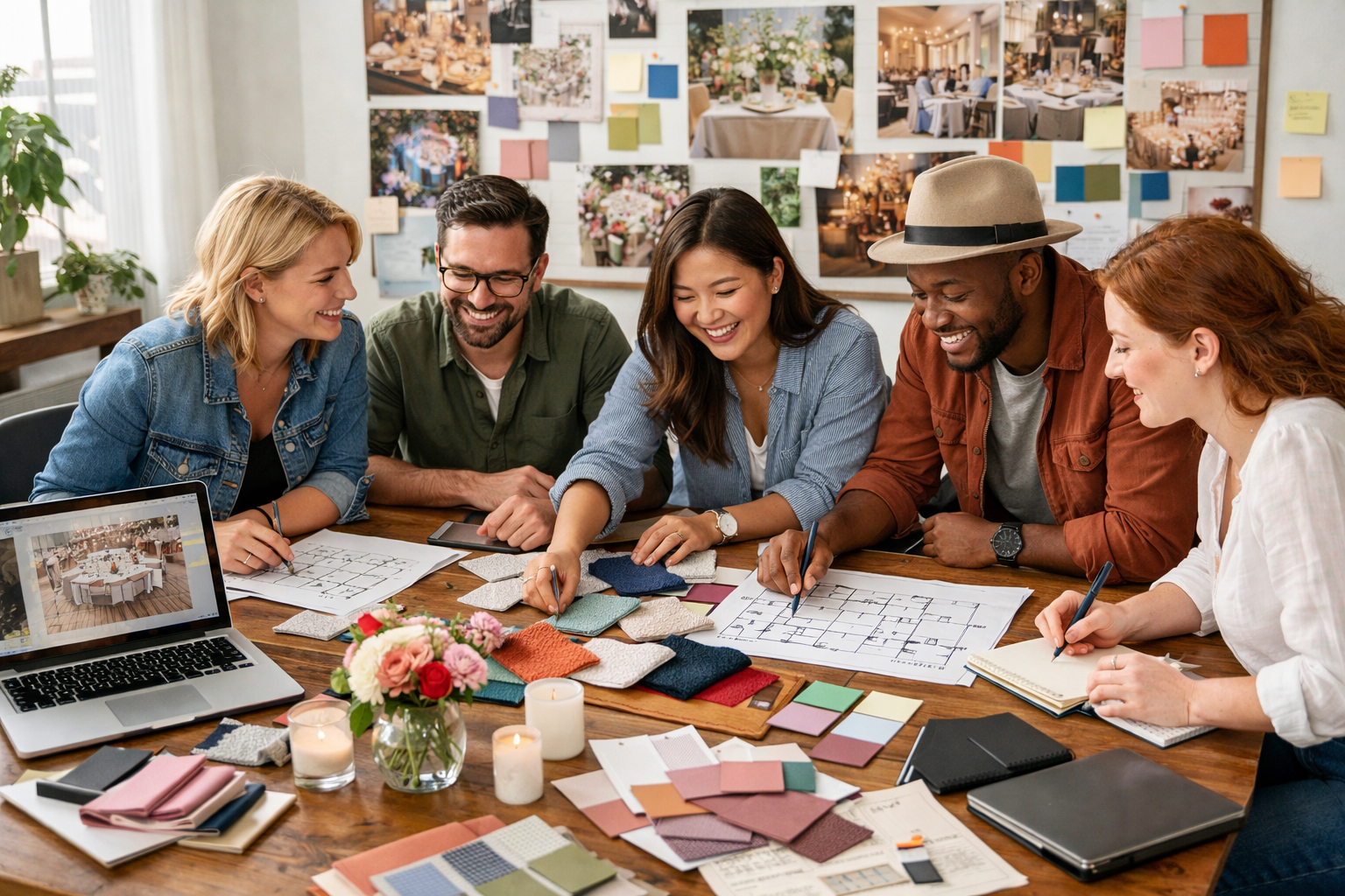 Etkinlik planlama surecinde ekip calismasi